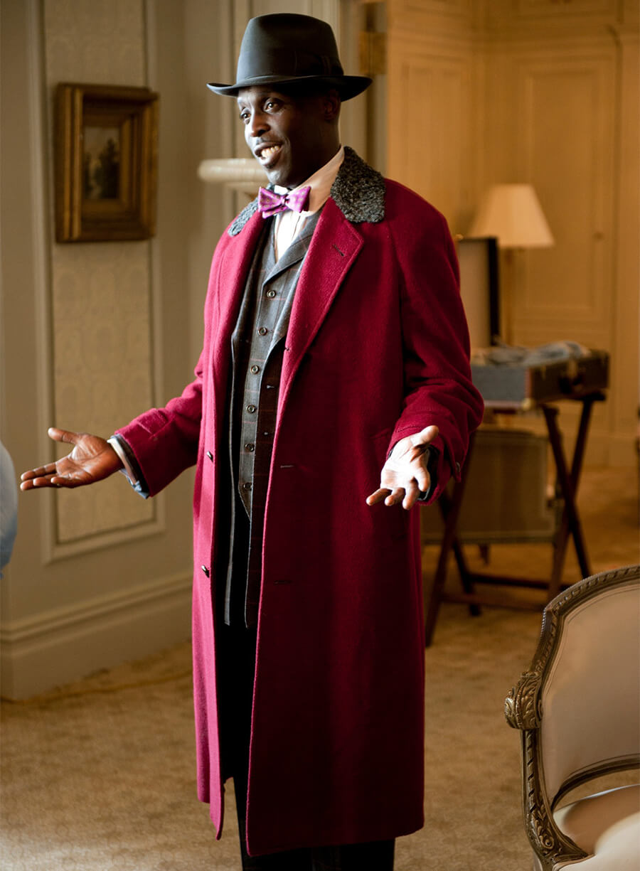 Michael Kenneth Boardwalk Empire Chalky White Red Coat