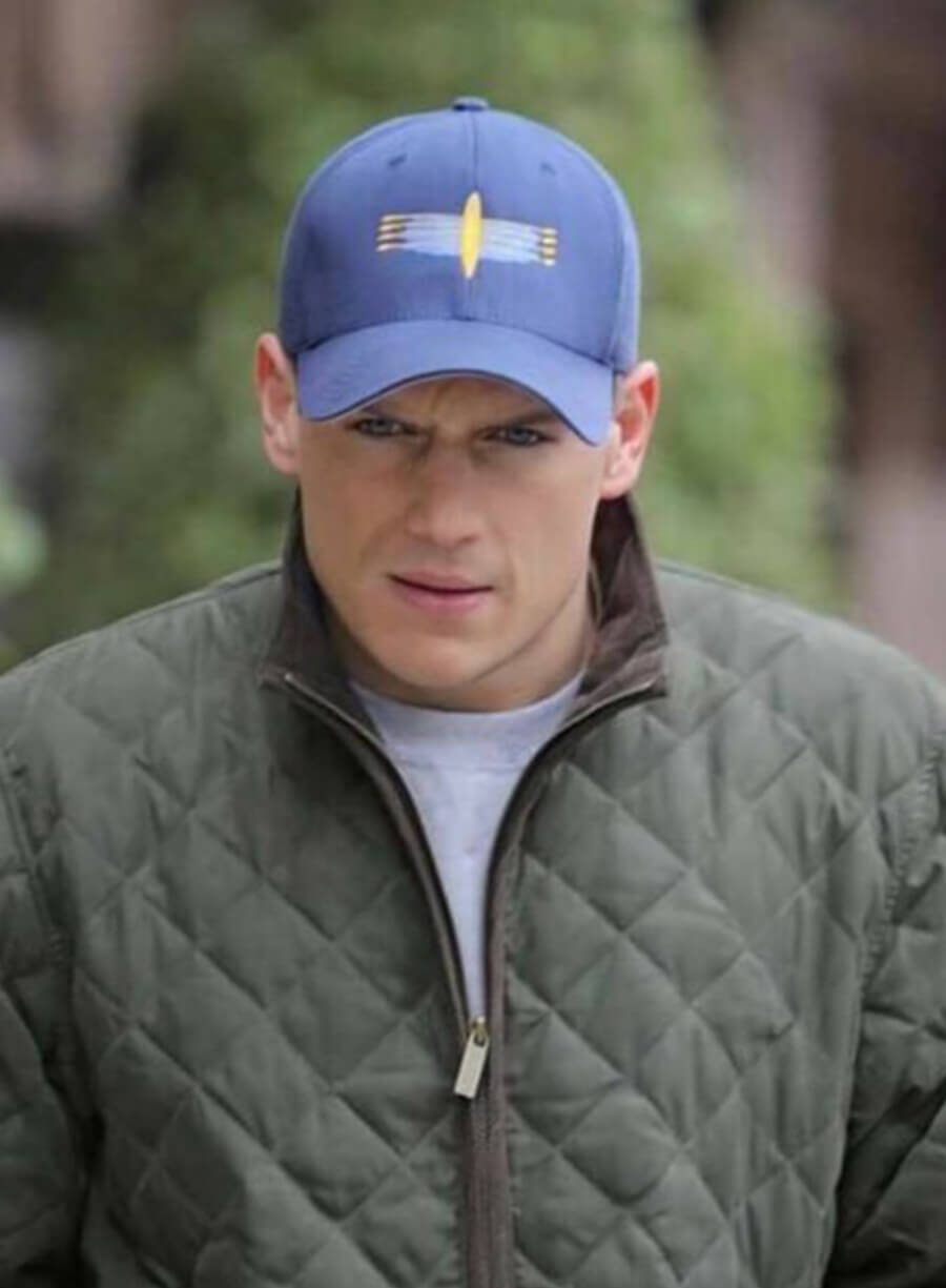 Michael Scofield Prison Break S02 Green Quilted Jacket