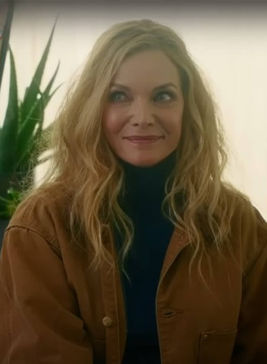Michelle Pfeiffer Oh What Fun 2025 Claire Brown Jacket