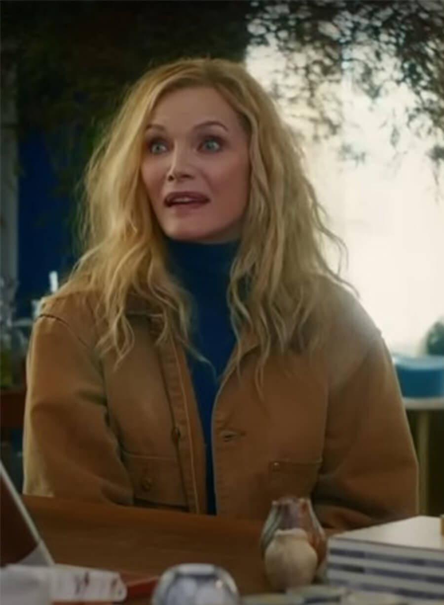 Michelle Pfeiffer Oh What Fun 2025 Claire Brown Jacket
