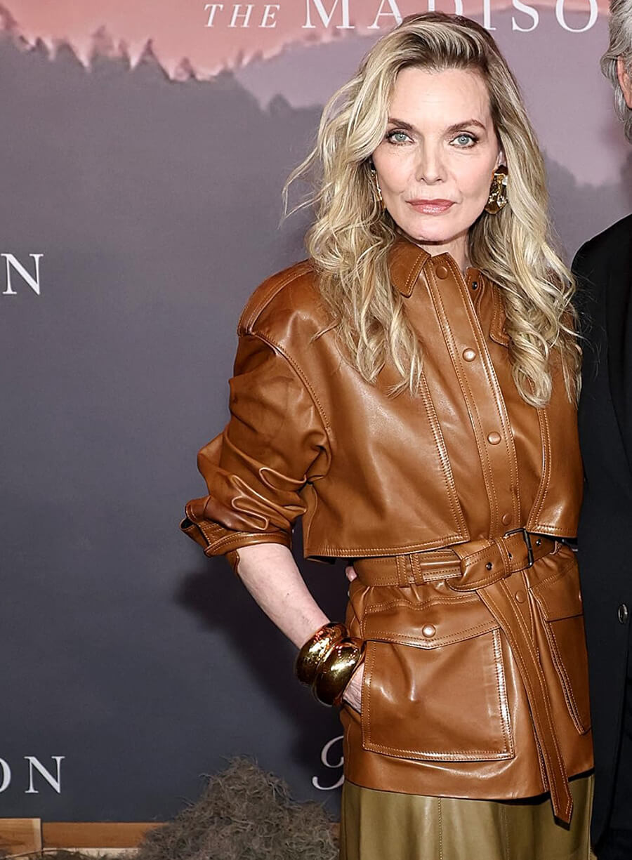 michelle-pfeiffer-the-madison-2026-event-brown-leather-jacket