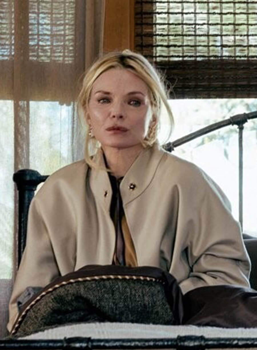Michelle Pfeiffer The Madison 2026 Stacy Clyburn Beige Coat