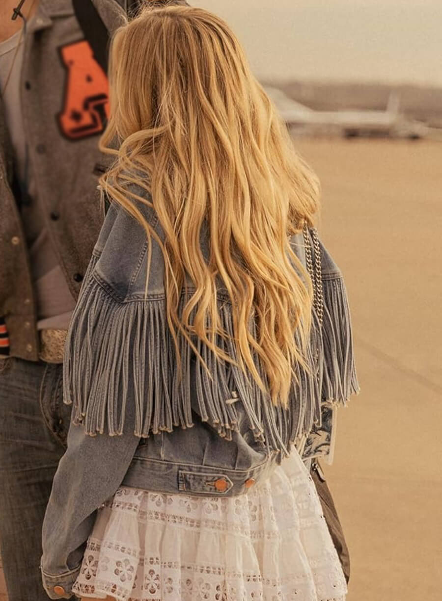 Michelle Randolph Landman Ainsley Norris Fringe Jacket 