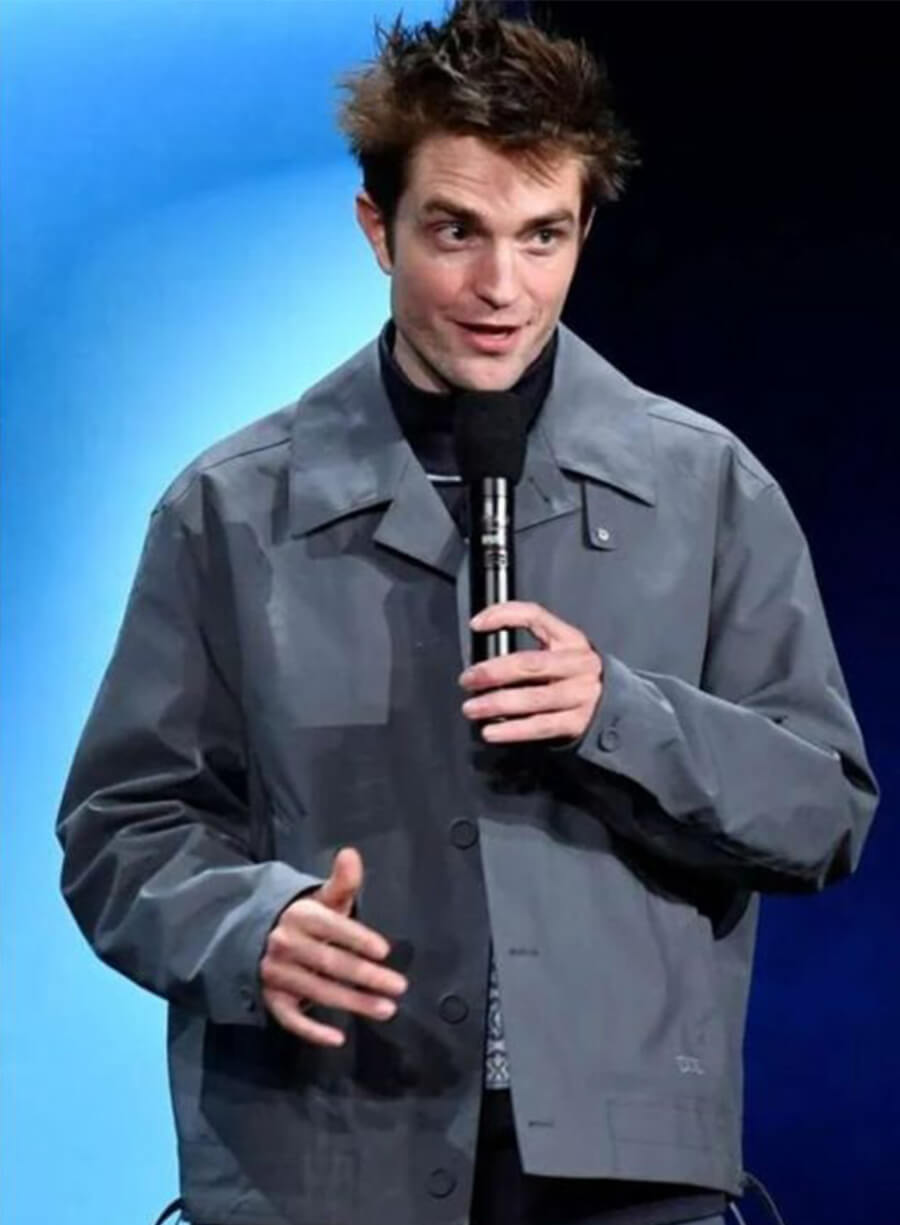 Mickey 17 Robert Pattinson Grey Cotton Jacket