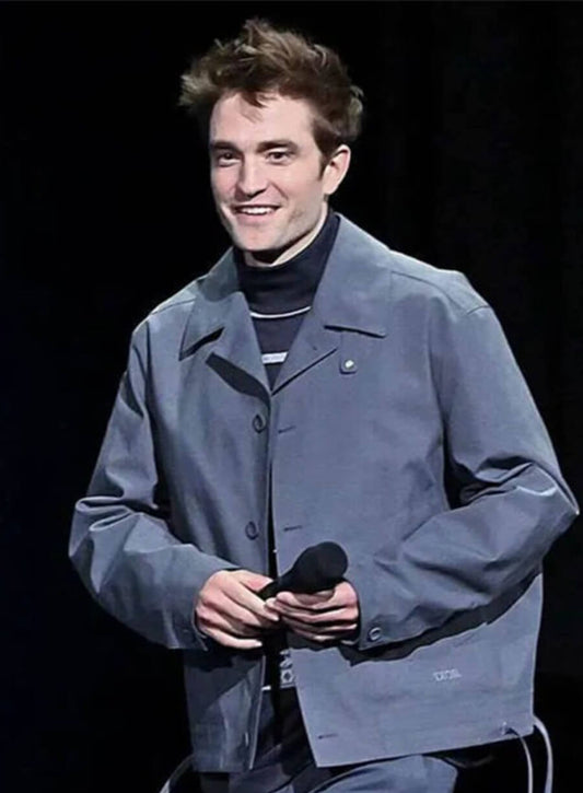 Mickey 17 Robert Pattinson Grey Cotton Jacket