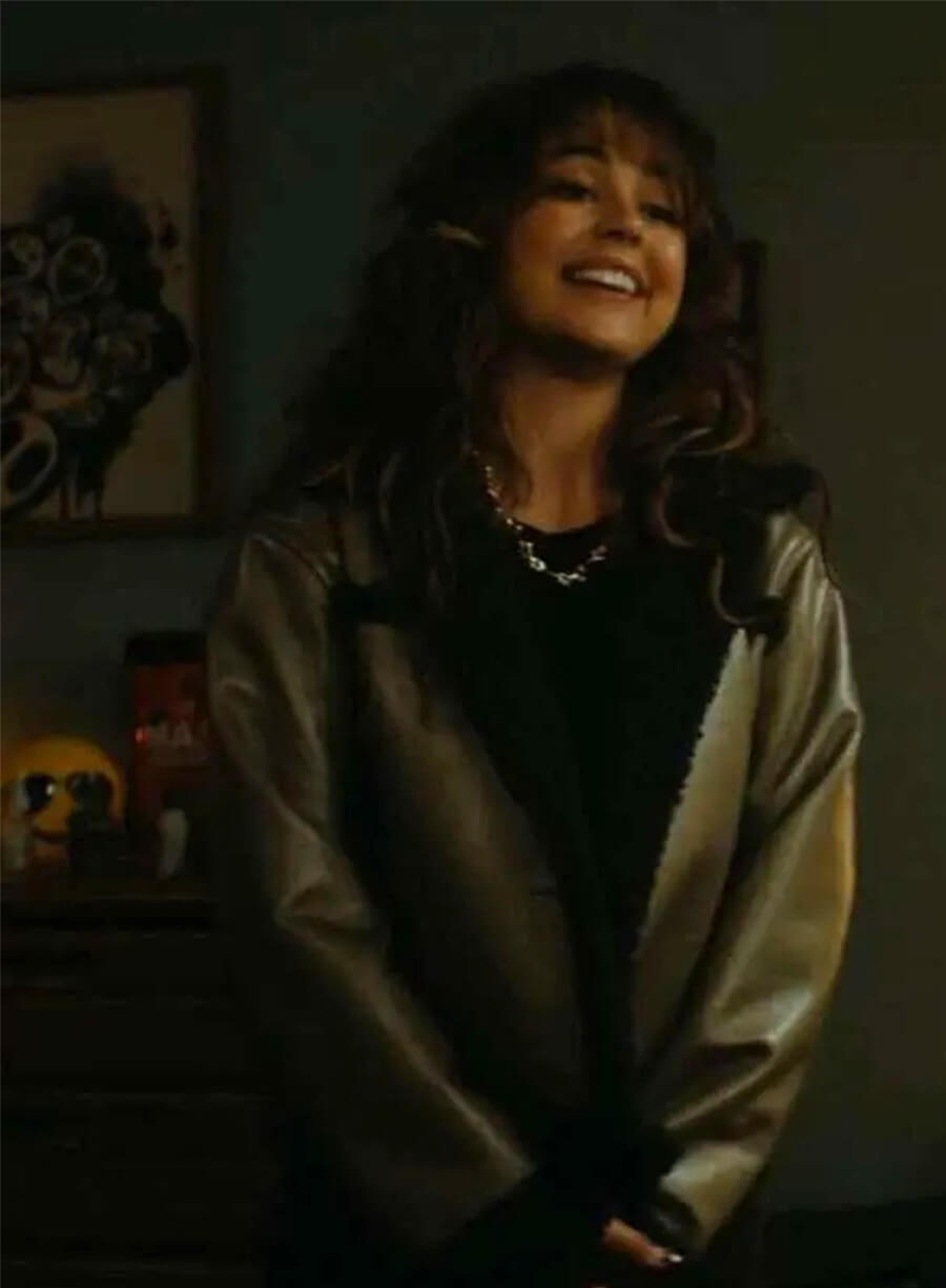 Mika Abdalla Off Campus 2026 Allie Hayes Fur Leather Jacket