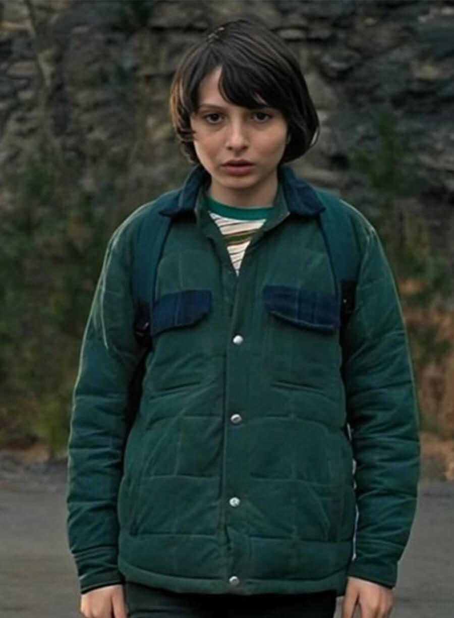 Mike Wheeler Stranger Things Season 1 Green Jacket