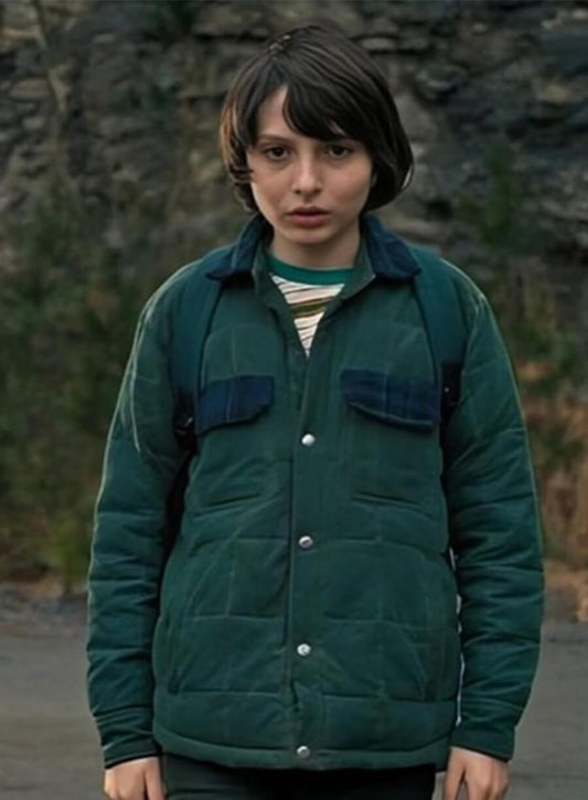 Mike Wheeler Stranger Things Season 1 Green Jacket