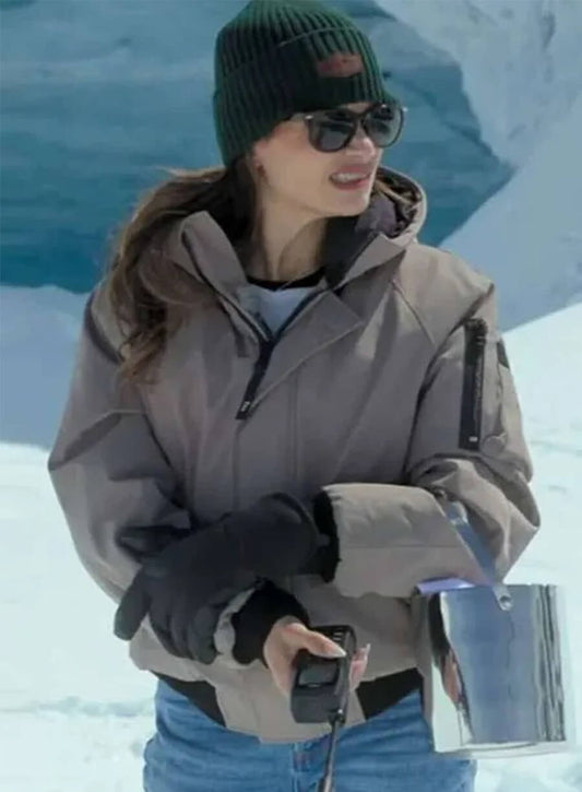 Million Dollar Secret 2025 Samantha Hubbard Grey Hooded Jacket
