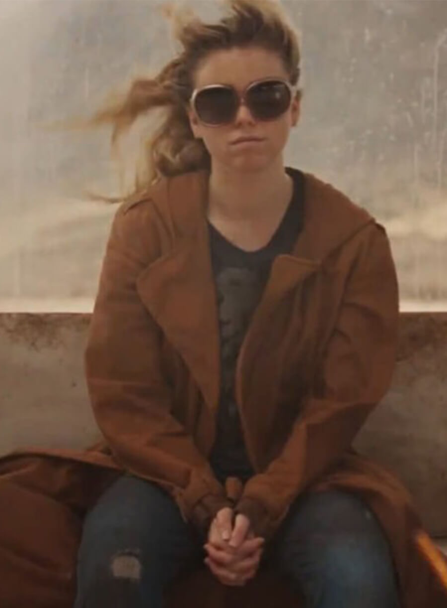 Milly Alcock Supergirl 2026 Kara Zor-El Supergirl Brown Coat