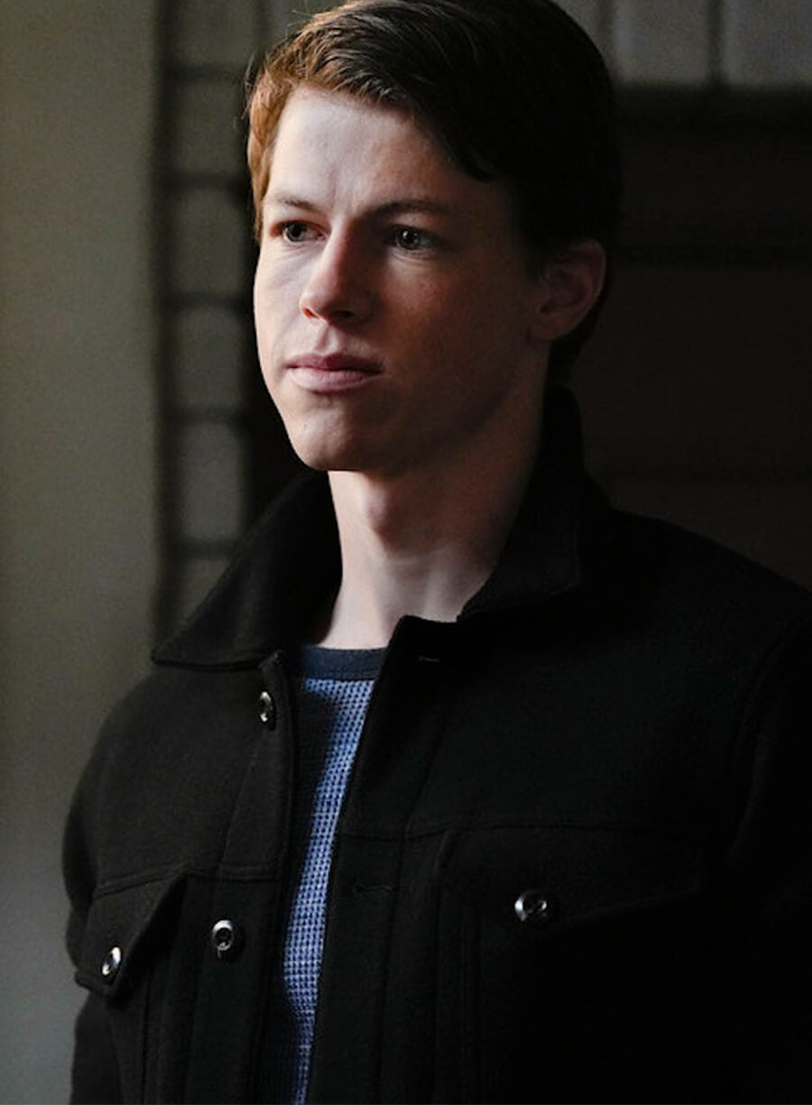 Milo Callaghan The Rainmaker 2025 Rudy Baylor Black Wool Jacket