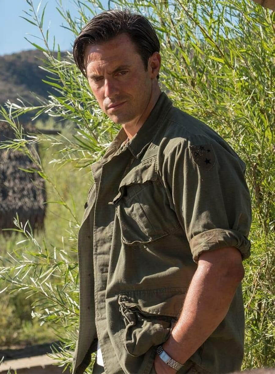 Milo Ventimiglia This Is Us Jack Pearson Military Green Jacket