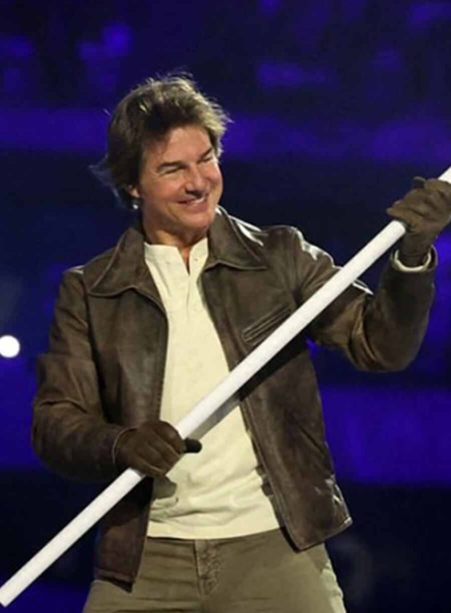 Mission: Impossible The Final Reckoning Tom Cruise Ethan Brown Leather