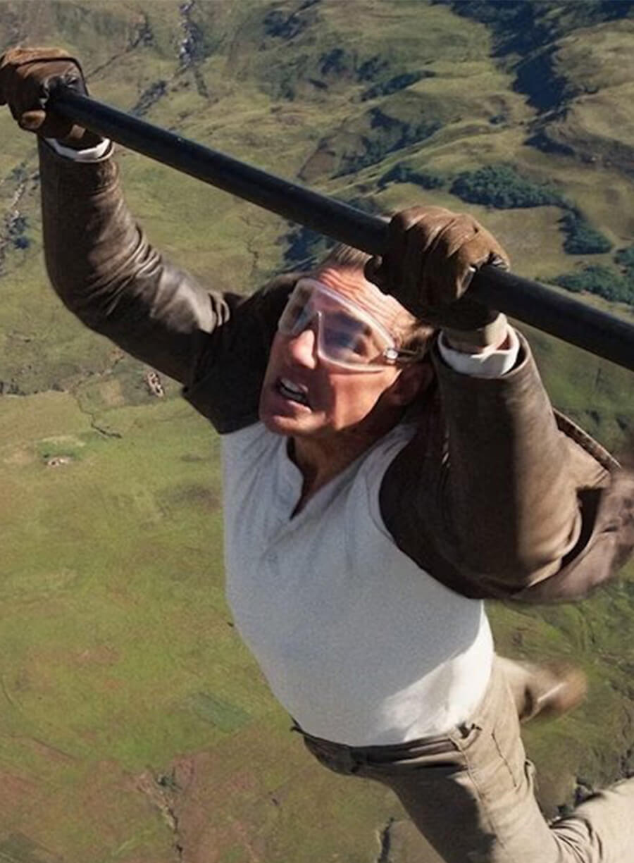 Mission: Impossible The Final Reckoning Tom Cruise Ethan Brown Leather