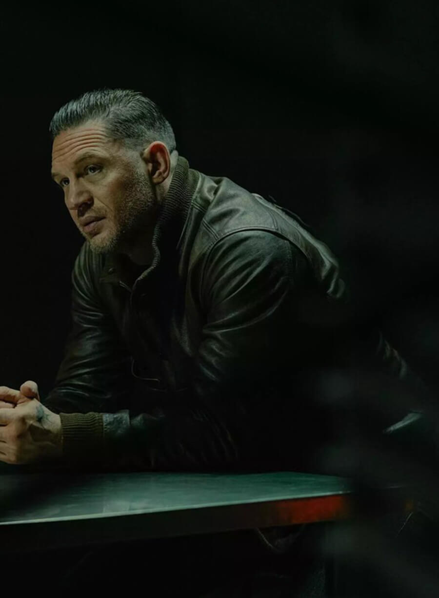 MobLand 2025 Tom Hardy Harry Leather Jacket