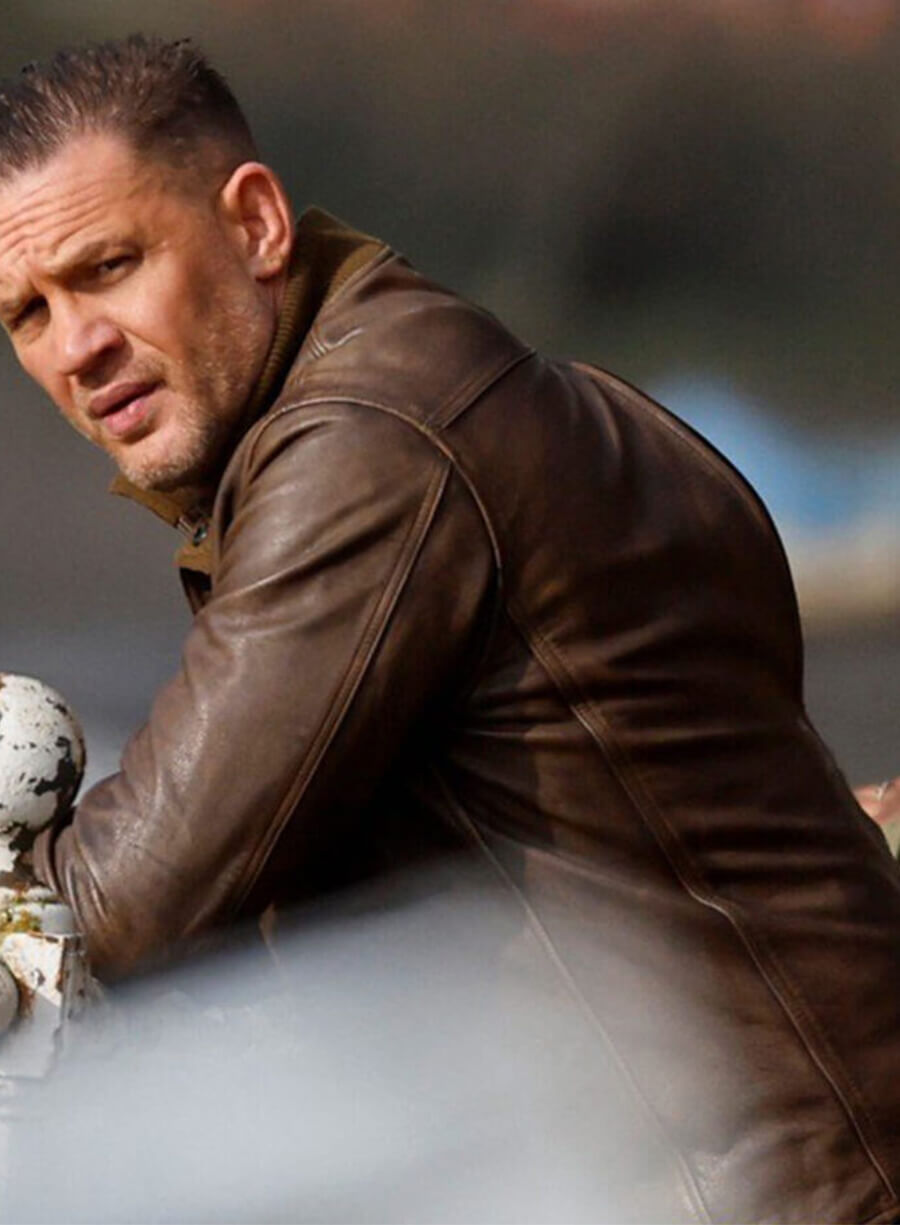 MobLand S02 Tom Hardy Harry Brown Leather Jacket