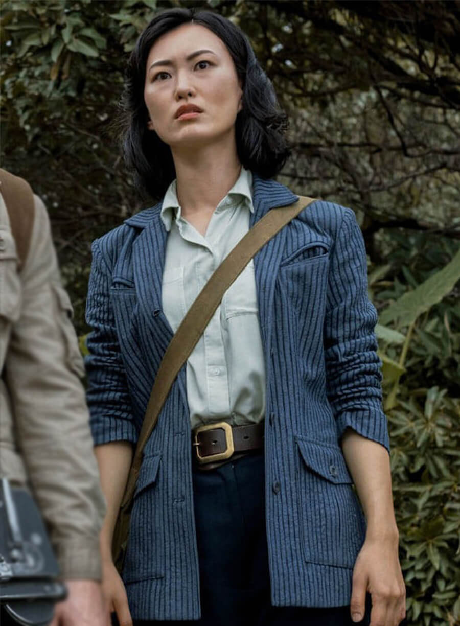 Monarch Legacy Of Monsters Keiko Miura Blue Blazer Coat