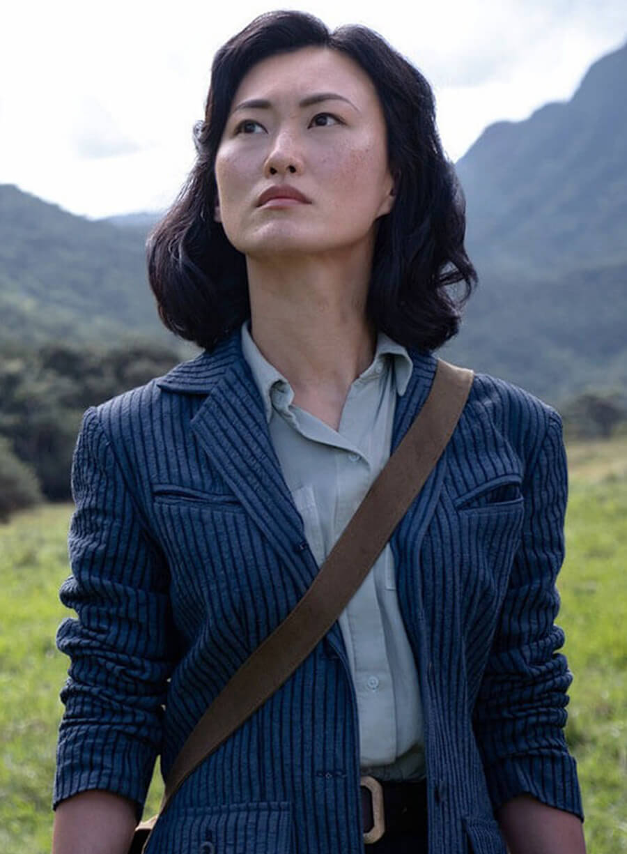 Monarch Legacy Of Monsters Keiko Miura Blue Blazer Coat