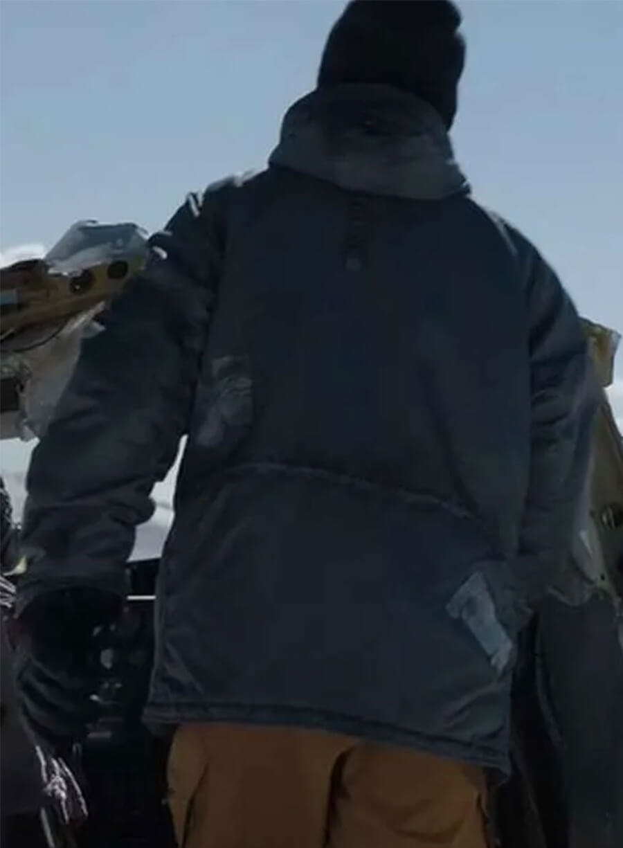 Monarch Legacy of Monsters Kentaro Randa Puffer Grey Jacket