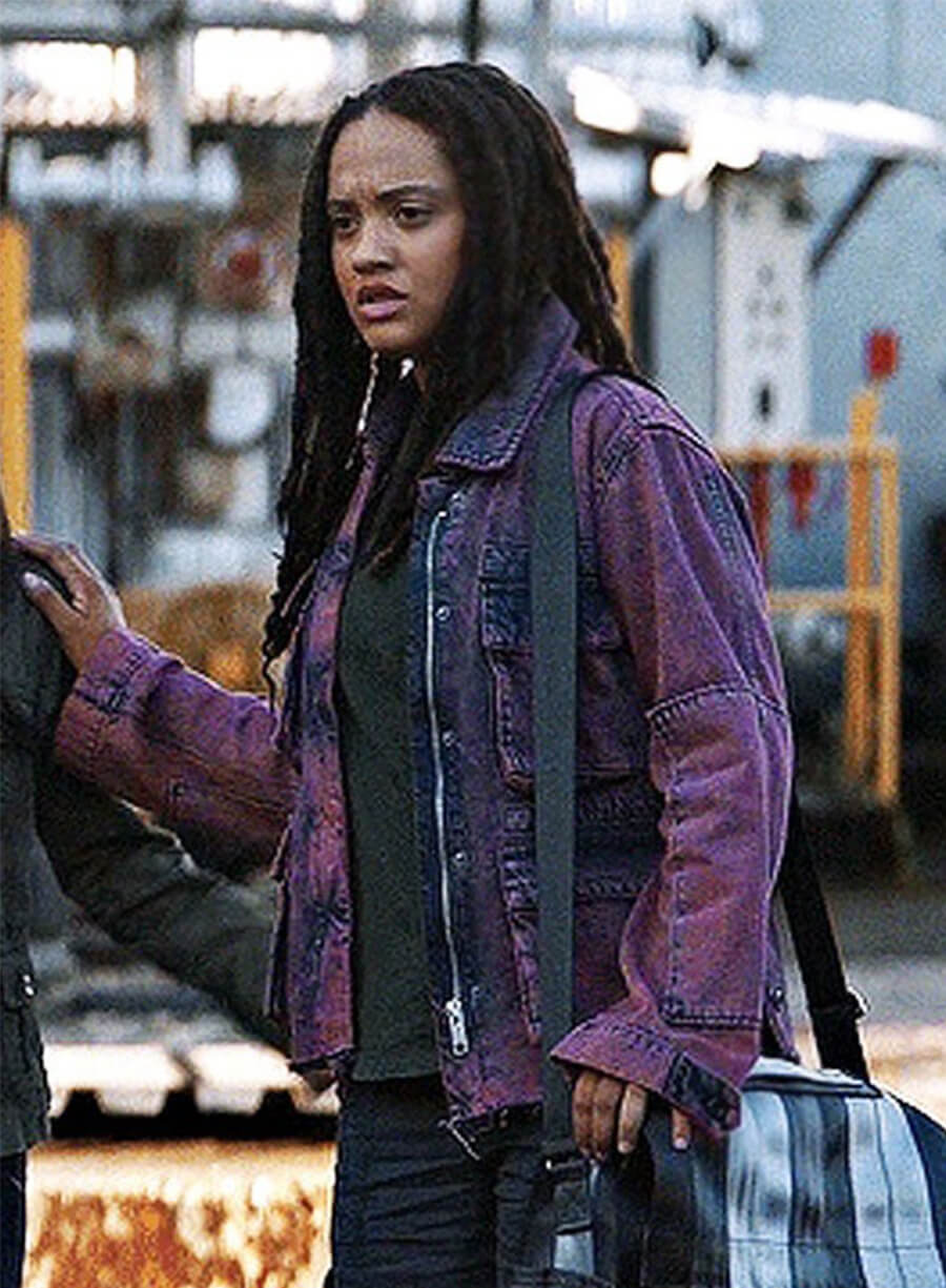 Monarch Legacy of Monsters S01 May Maroon Denim Jacket