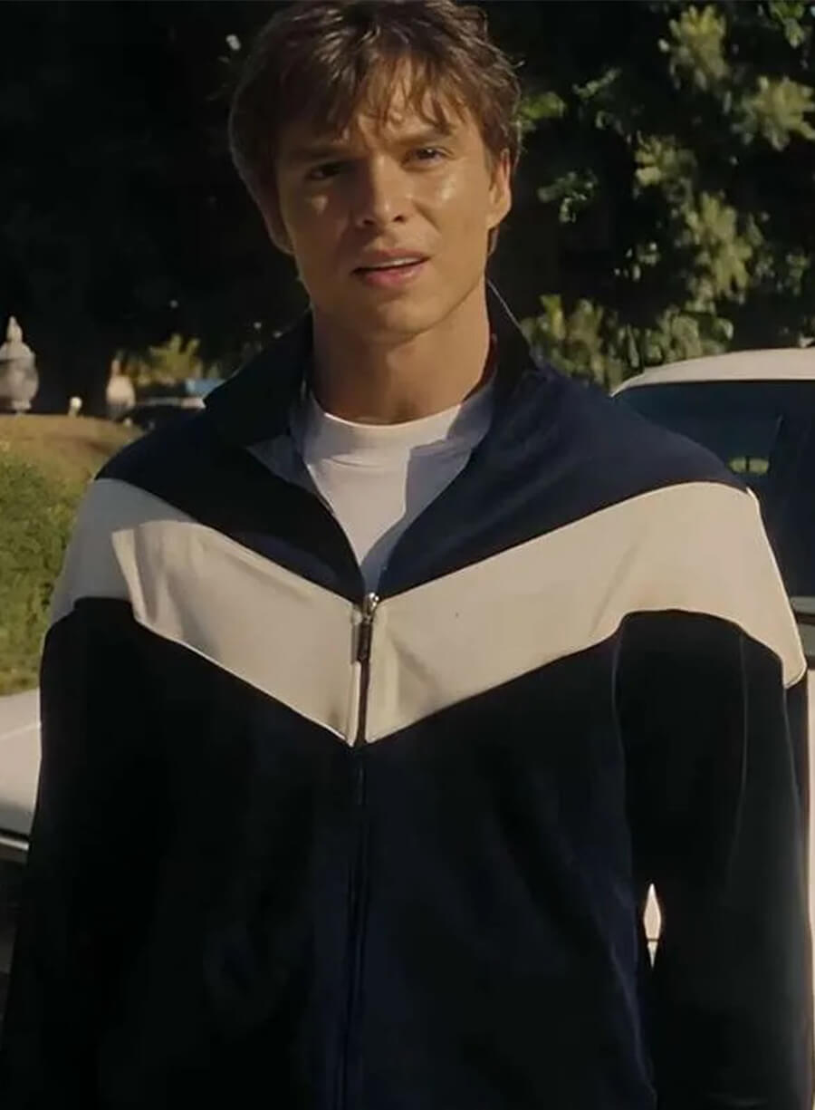 Monsters Lyle Menendez Blue Track Jacket