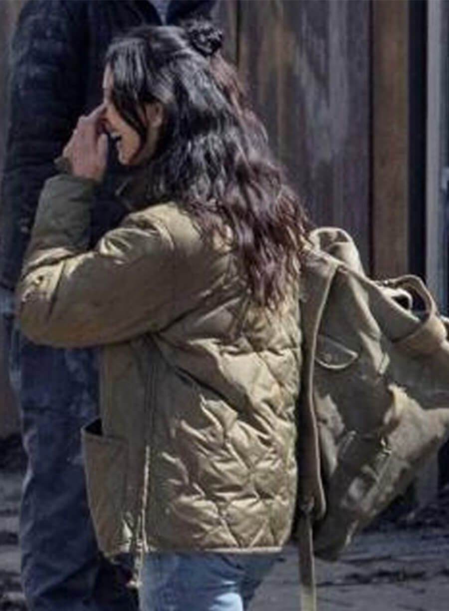 Morena Baccarin Greenland Migration Allison Garrity Quilted Jacket