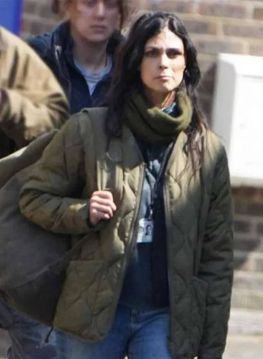 Morena Baccarin Greenland Migration Allison Garrity Quilted Jacket