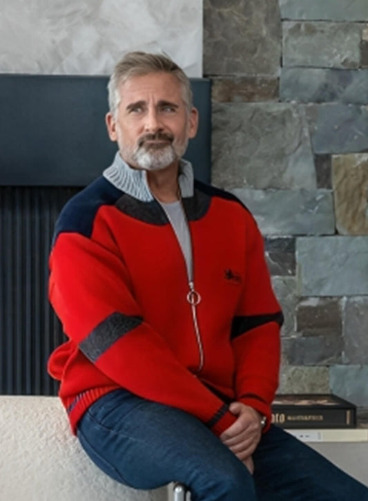 Mountainhead 2025 Steve Carell Randall Jacket