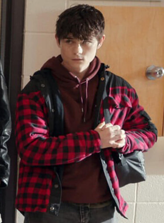My Life with the Walter Boys Alex Walter Red Plaid Jacket