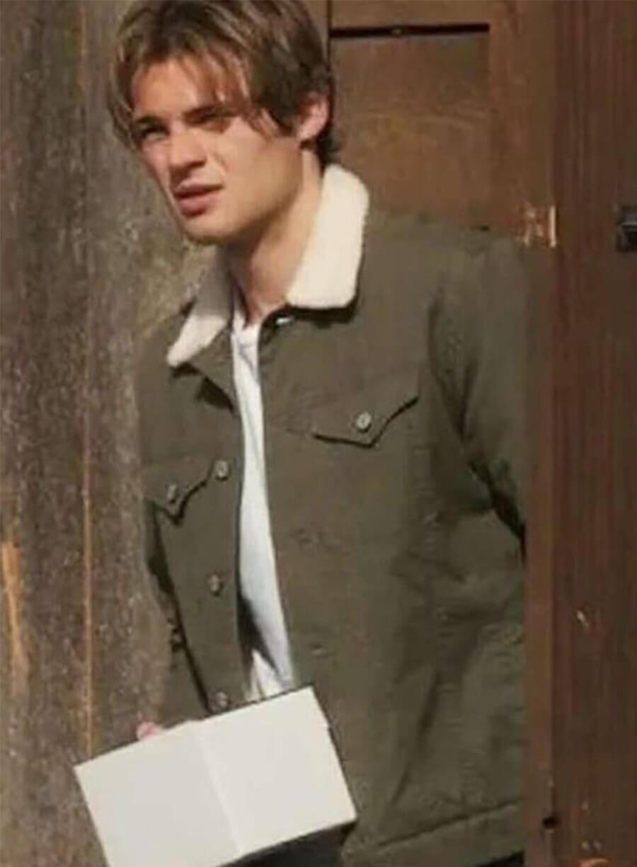 My Life with the Walter Boys Cole Walter Green Sherpa Jacket