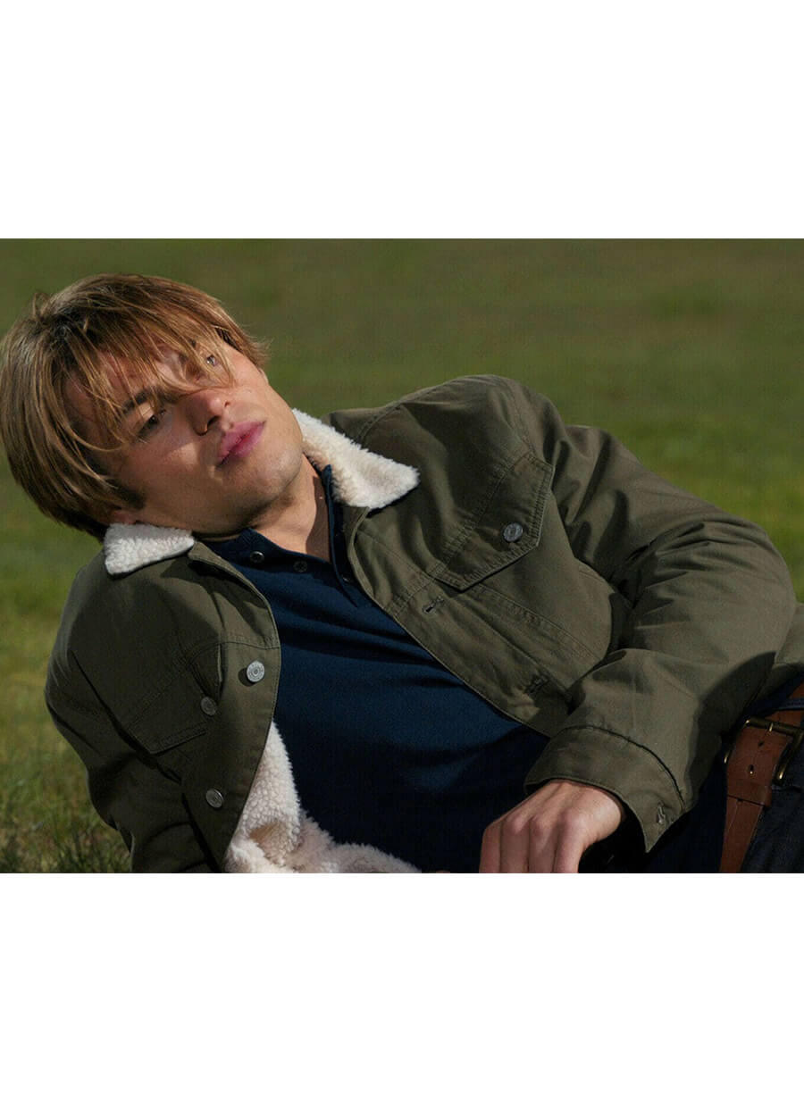 My Life with the Walter Boys Cole Walter Green Sherpa Jacket