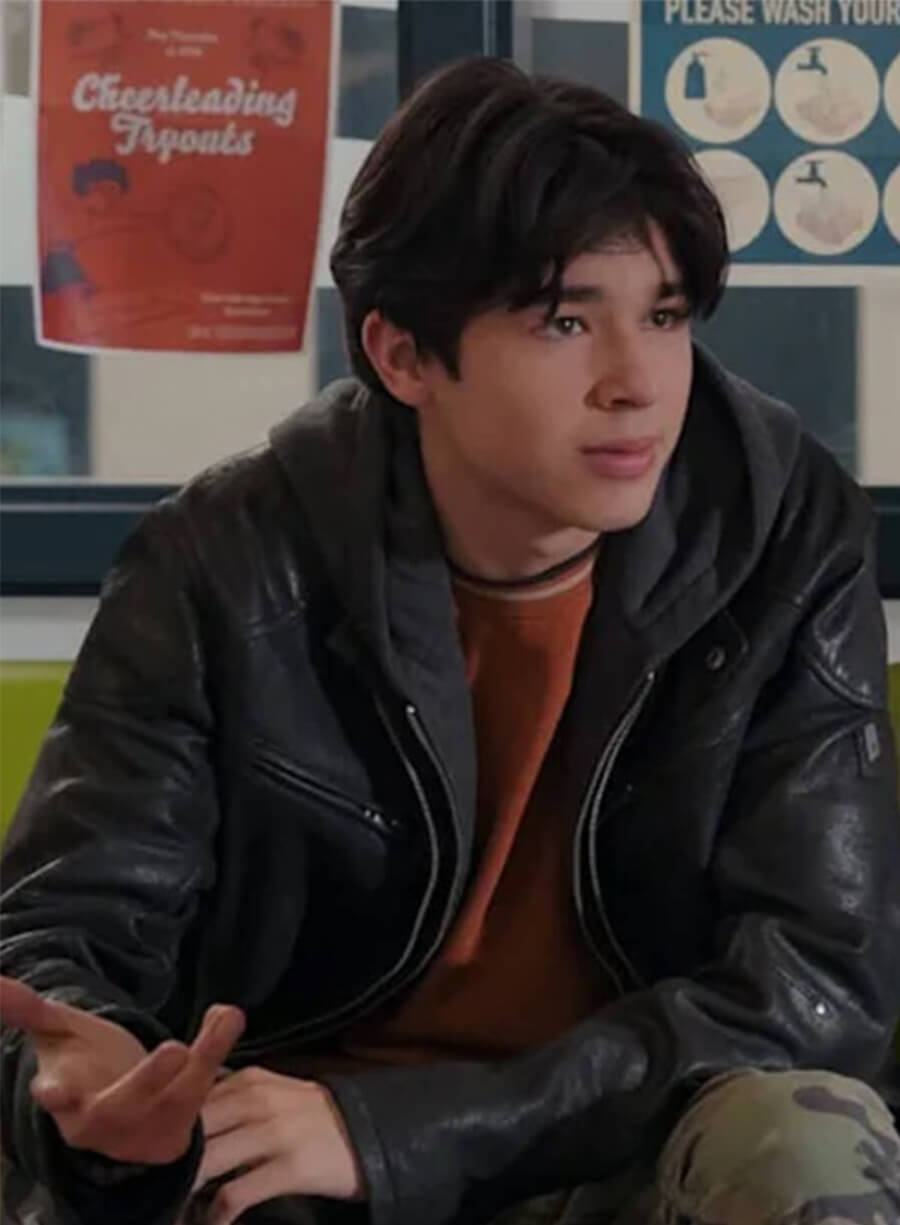 My Life with the Walter Boys Isaac Garcia Black Leather Jacket