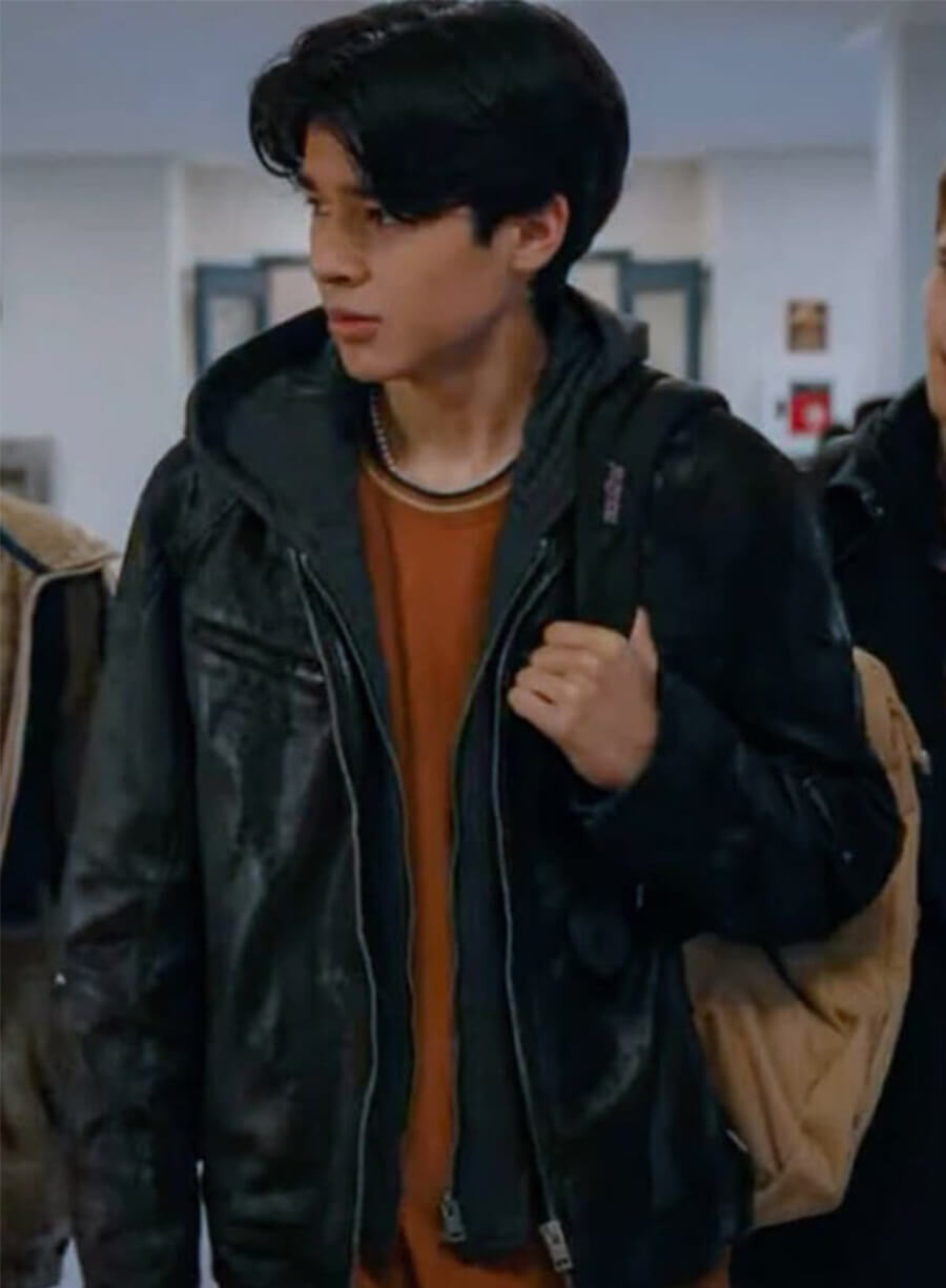 My Life with the Walter Boys Isaac Garcia Black Leather Jacket