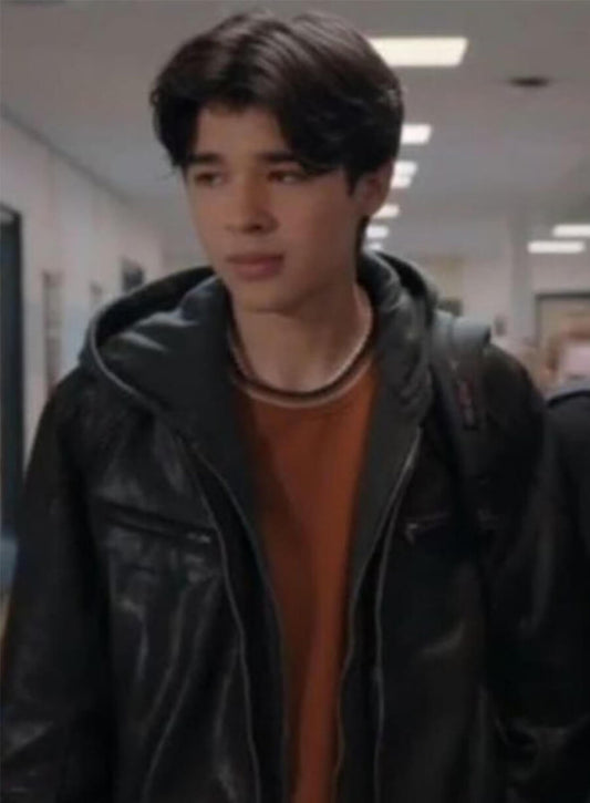 My Life with the Walter Boys Isaac Garcia Black Leather Jacket