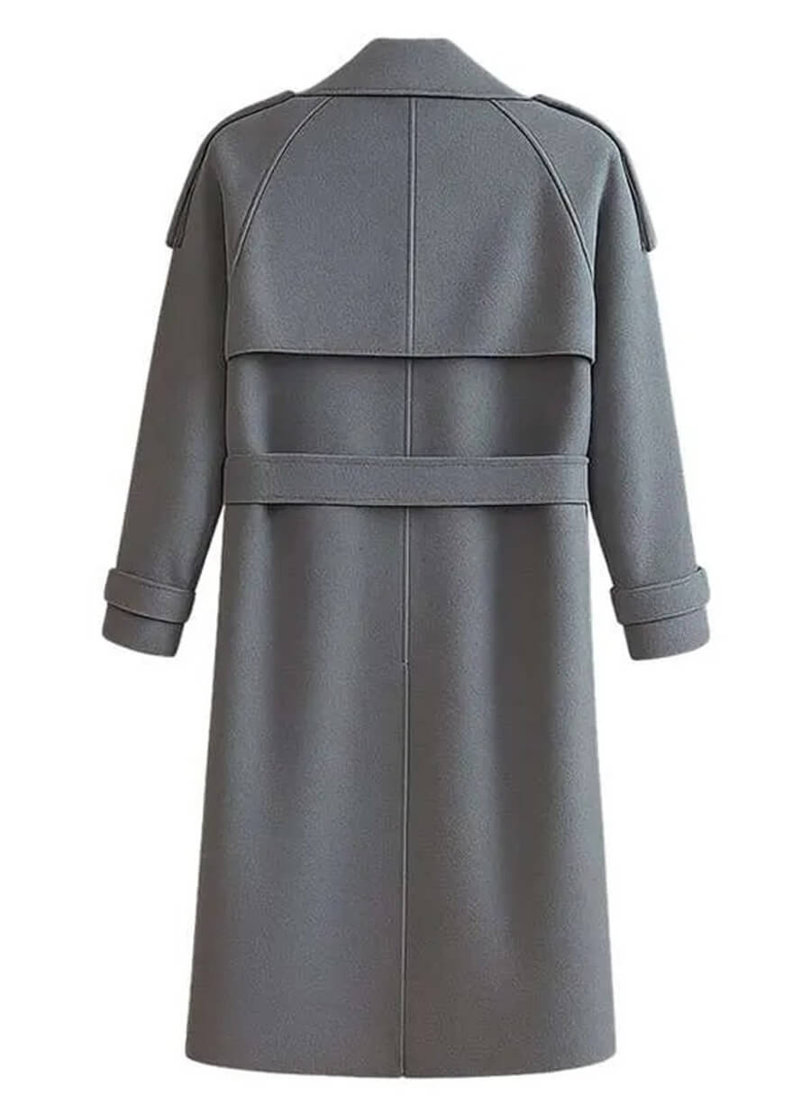 Myha'la Industry 2020 Harper Stern Grey Wool Coat
