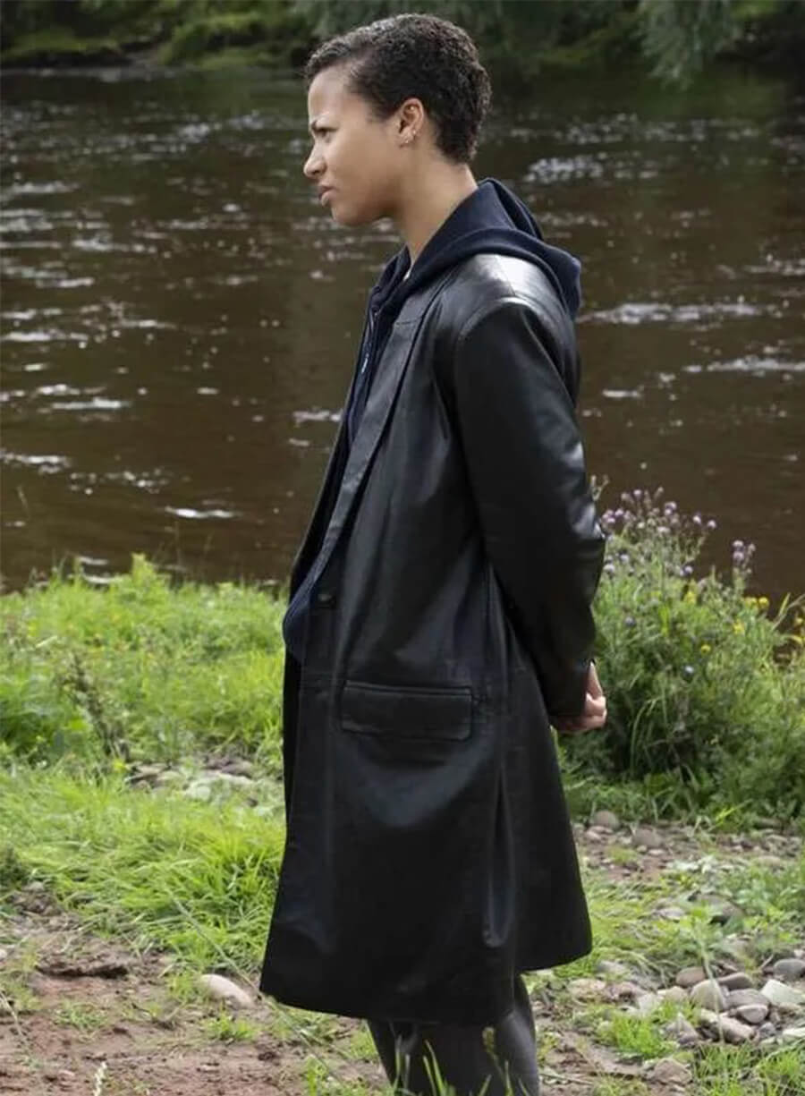 Myha'la Industry S04 Harper Stern Black Leather Coat 