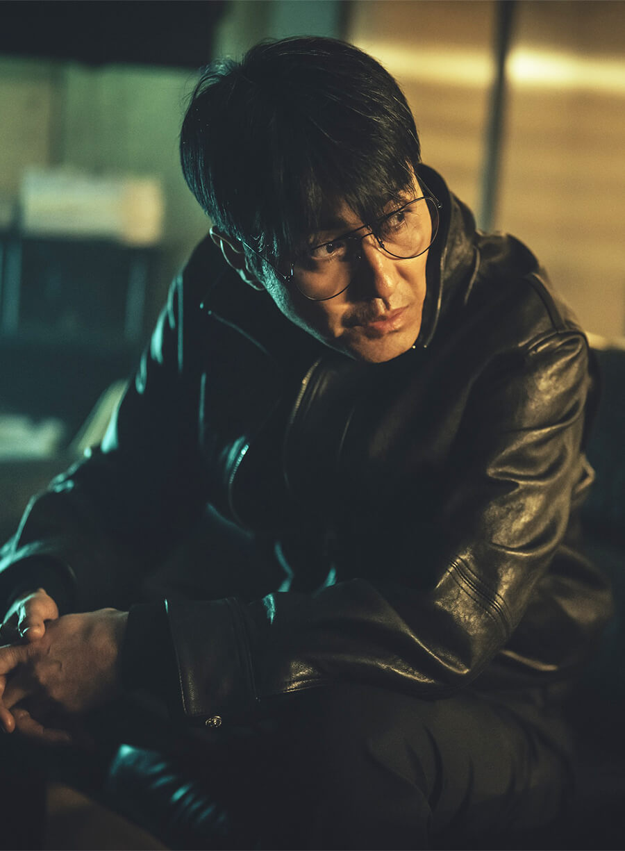 Nam Ki-jun Mercy for None Black Leather Jacket 