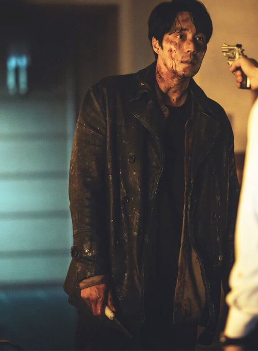 Nam Ki-jun Mercy for None S01 Leather Coat