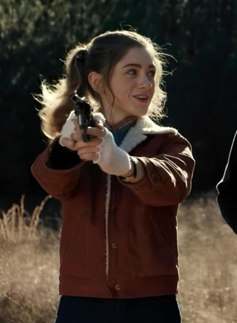 Nancy Wheeler Stranger Things Red Fur Jacket