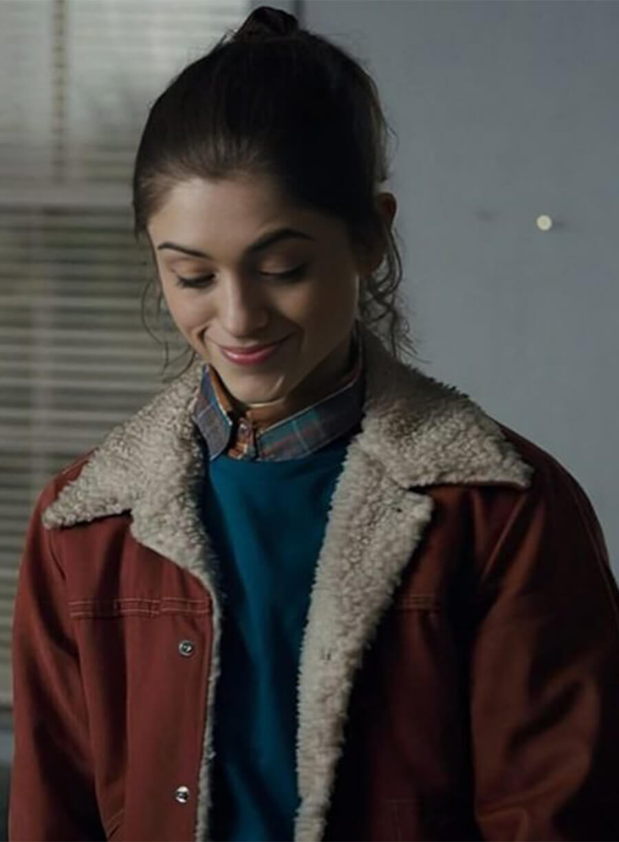 Nancy Wheeler Stranger Things Red Fur Jacket
