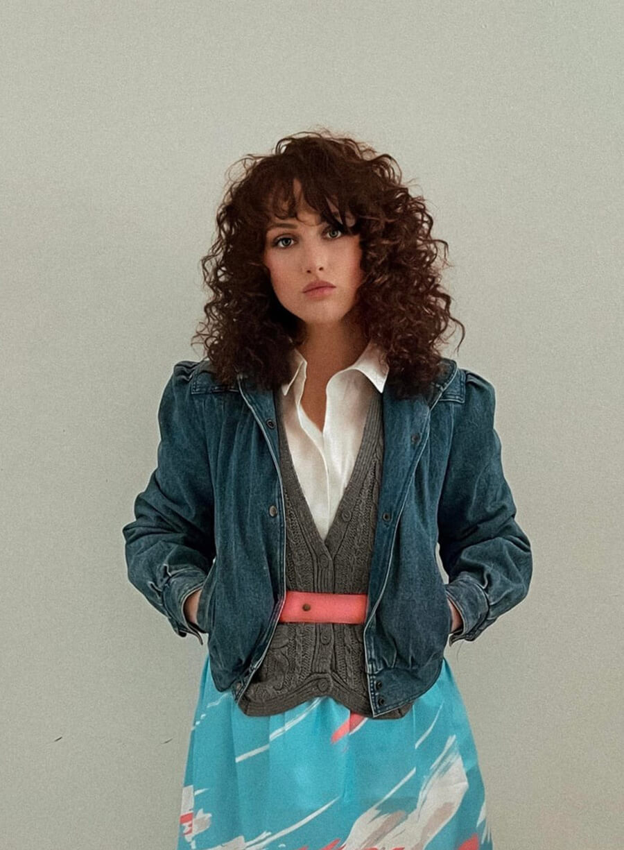 Nancy Wheeler Stranger Things S04 Blue Denim Jacket
