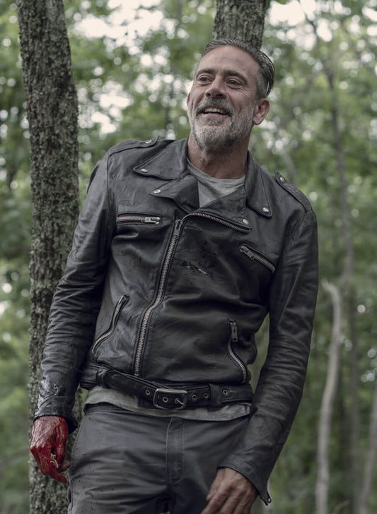 Negan The Walking Dead S06 Biker Leather Jacket