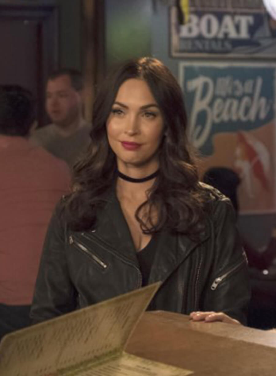 New Girl Megan Fox Reagan Black Leather Jacket 