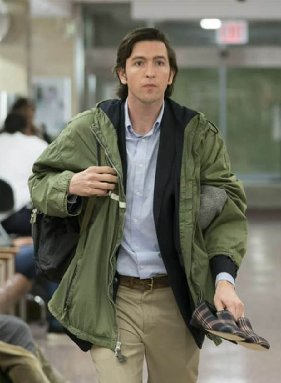 Nicholas Braun Succession Greg Hirsch Green Hooded Jacket