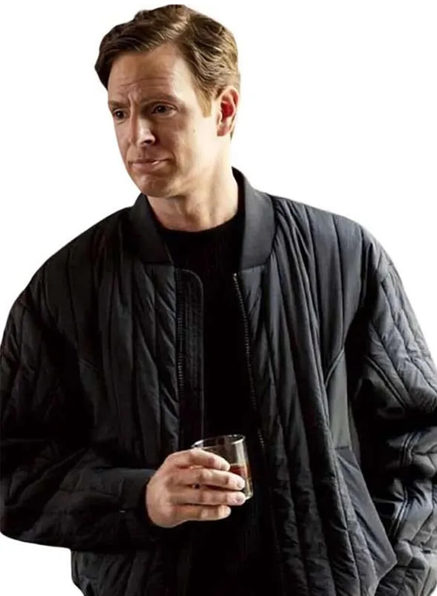 Nick Gehlfuss CIA 2026 Bill Goodman Black Bomber Jacket
