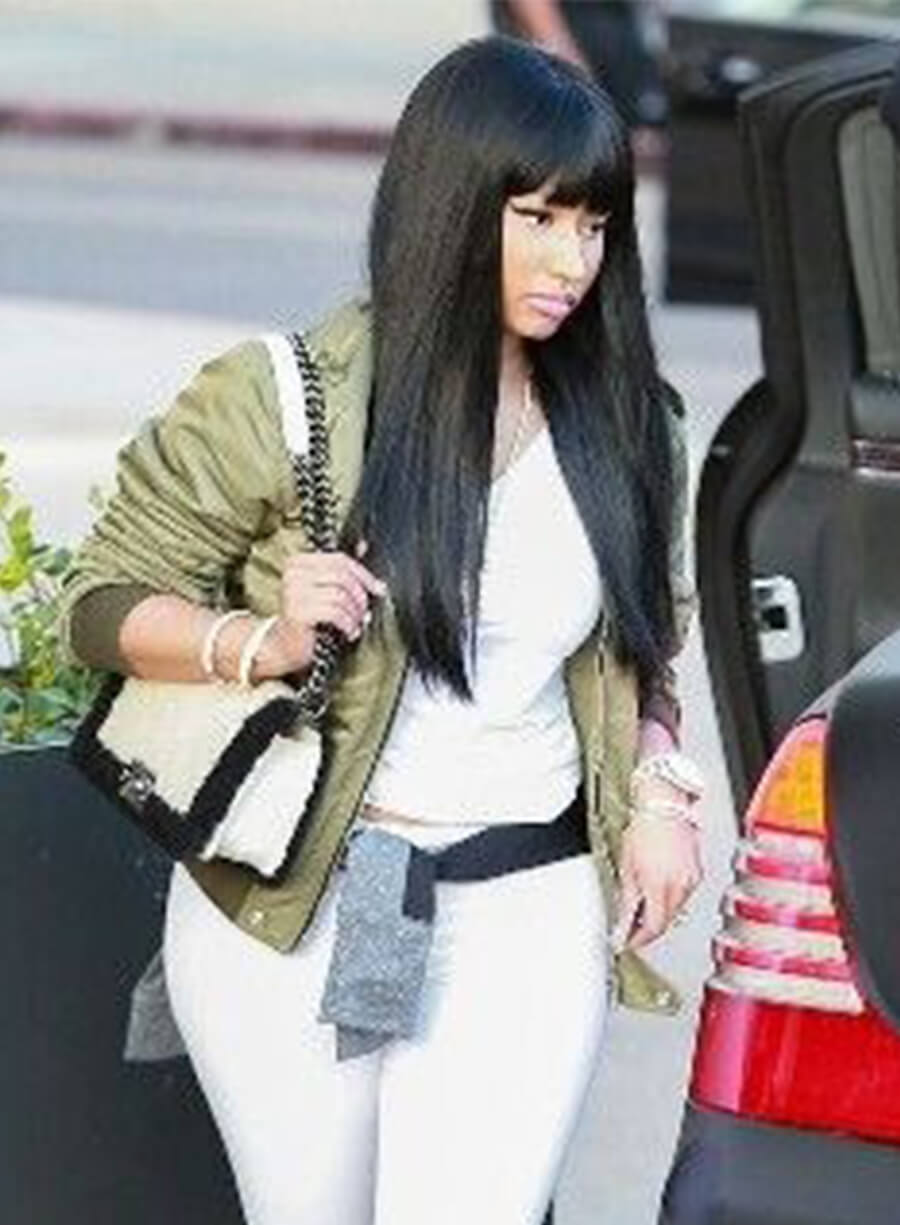 Nicki Minaj Green Jacket