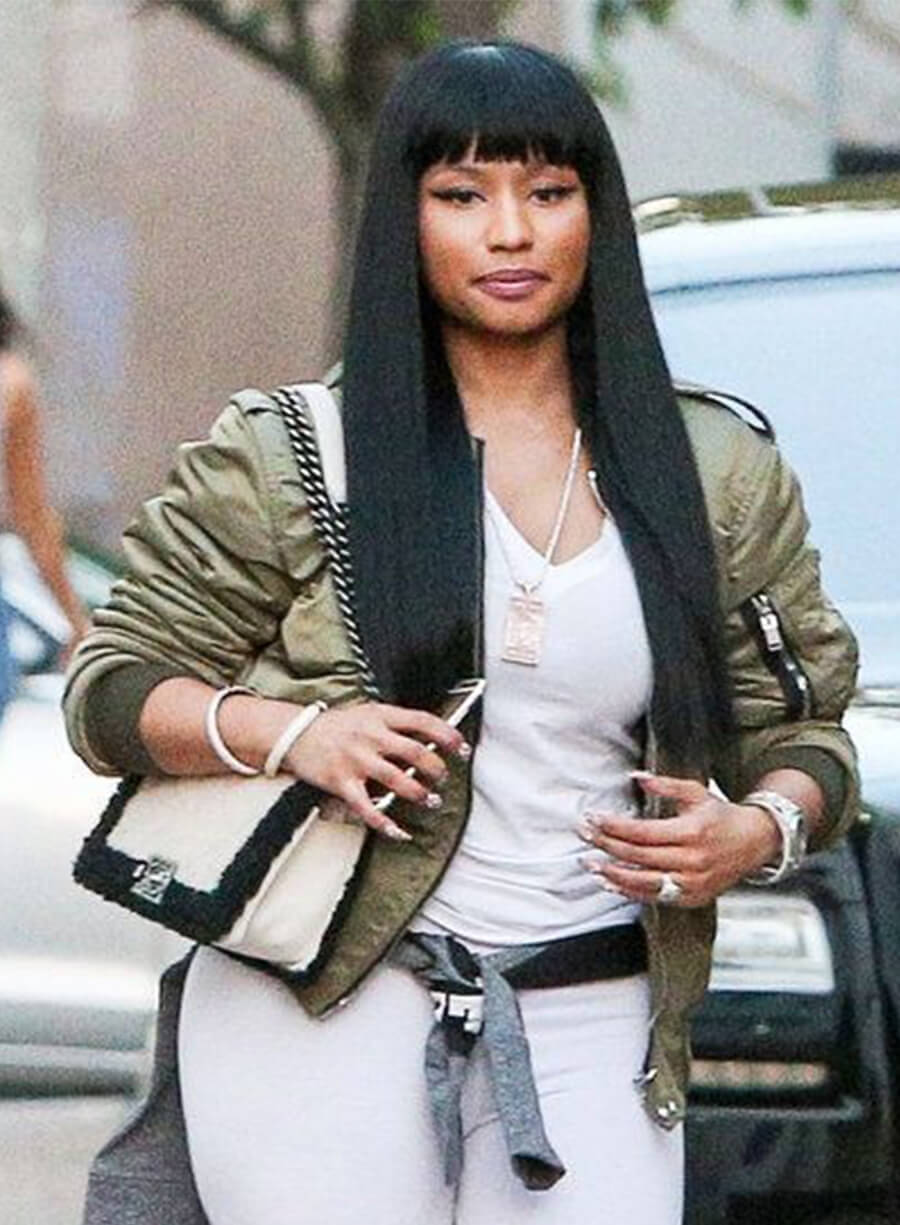 Nicki Minaj Green Jacket