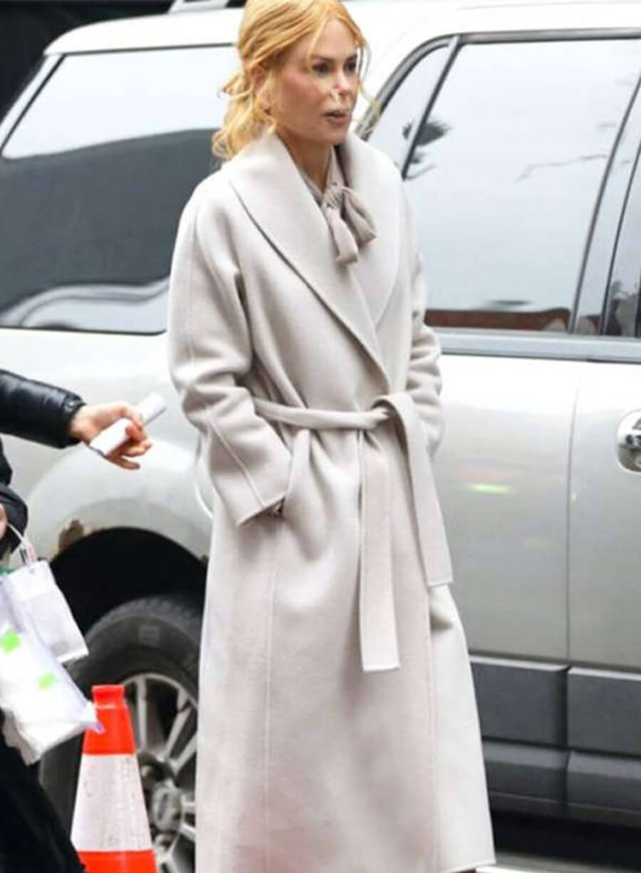Nicole Kidman Babygirl  White Trench Coat