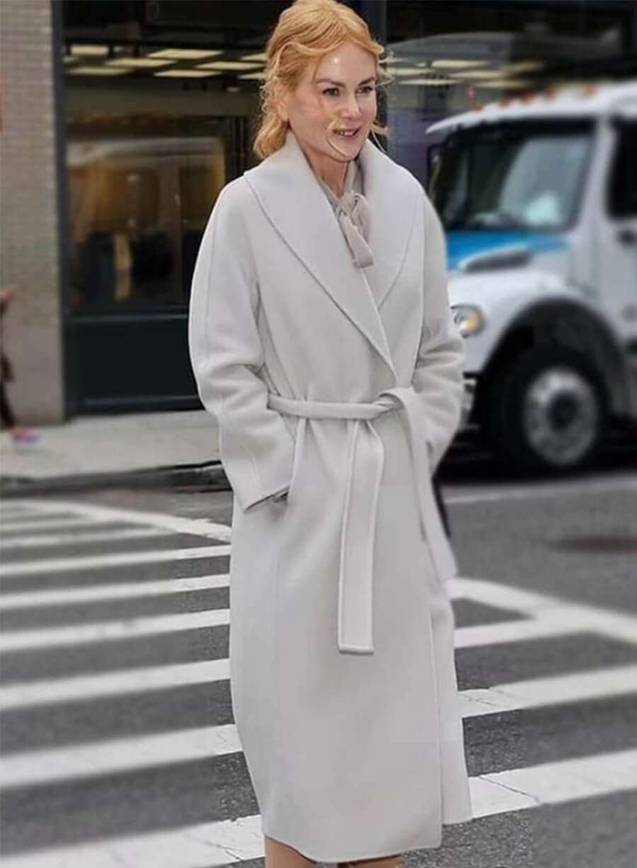 Nicole Kidman Babygirl  White Trench Coat