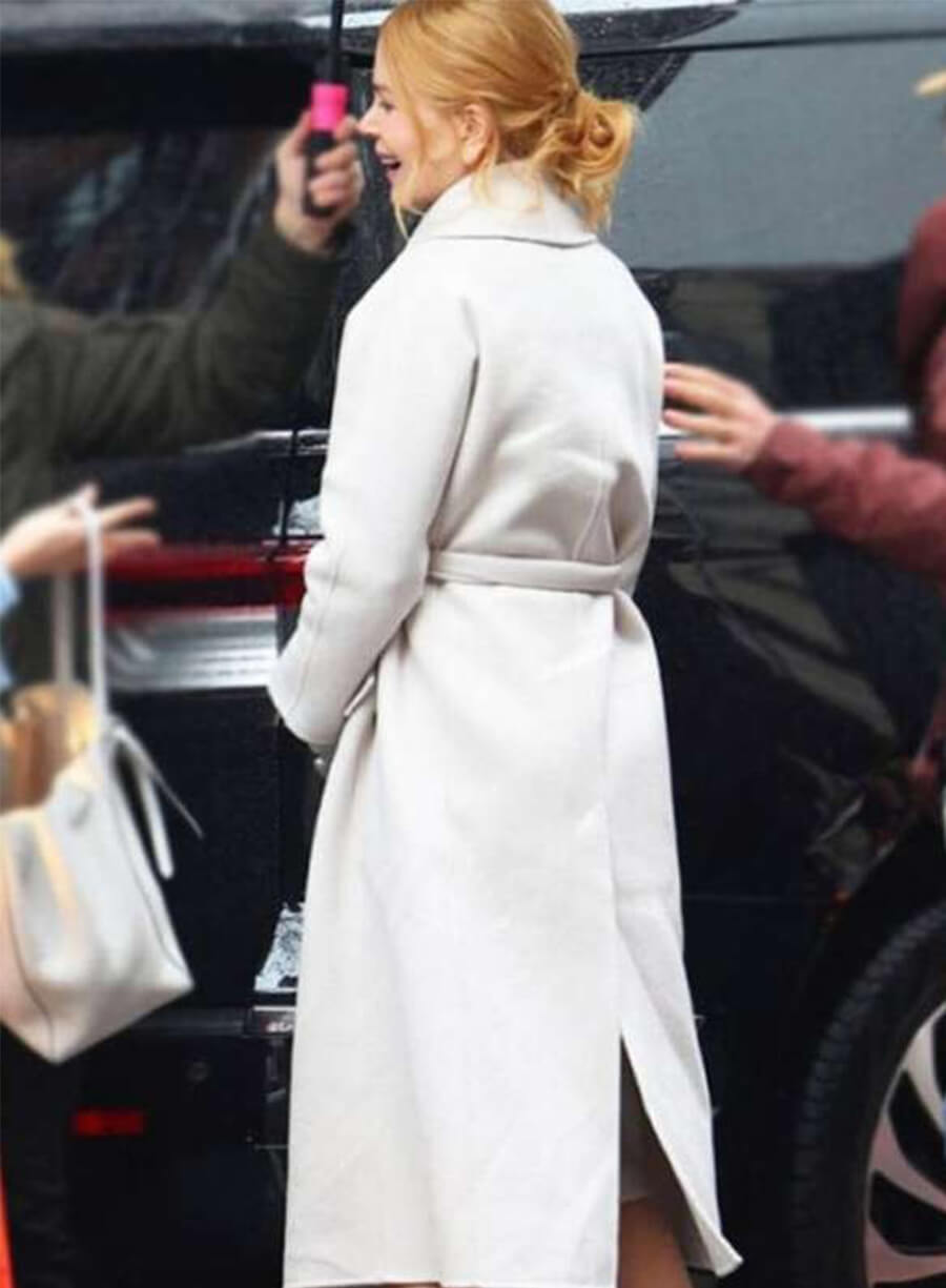 Nicole Kidman Babygirl  White Trench Coat